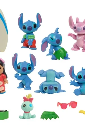 Lilo & Stitch pack 8 figures Stitch Deluxe Figure Set 7 cm Figuurtje Meest Verkocht