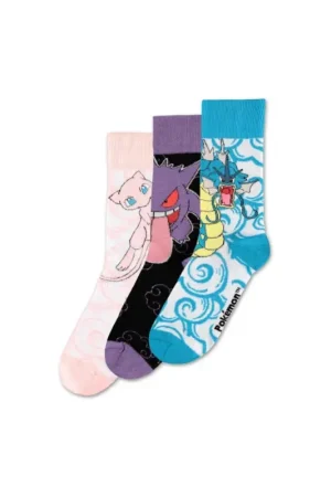 POKEMON - Crew - Pack of 3 pairs of socks (Size 39-42) Exclusieve Aanbieding