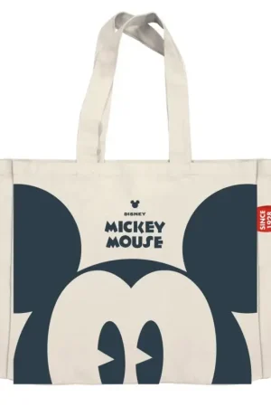 MICKEY MOUSE - Large Canvas Bag Tas Nu Kopen