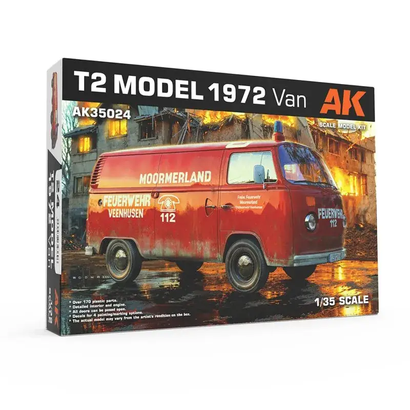 AK INTERACTIVE: 1/35; T2 Model 1972 VAN Schaalmodel Speciale Aanbieding