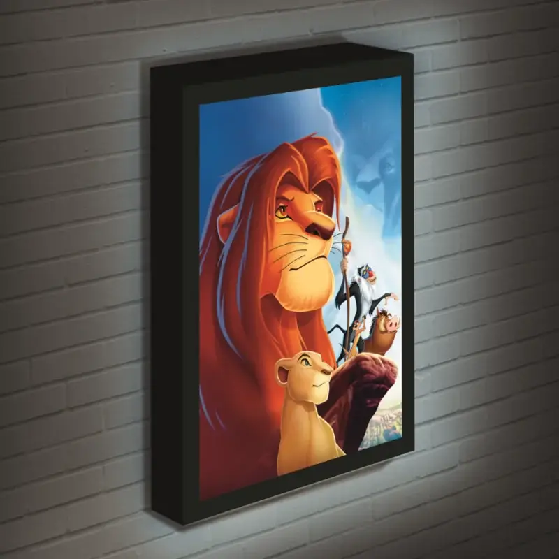 Express Levering THE LION KING - Illuminated Canvas 40X30 Cm