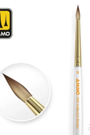 AMMO MIG Collection Brushes Conical Ø3 Pincetten Tijdelijk Beschikbaar