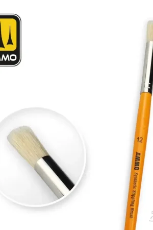 Aanbieding 12 Synthetic Stippling Brush Pincetten