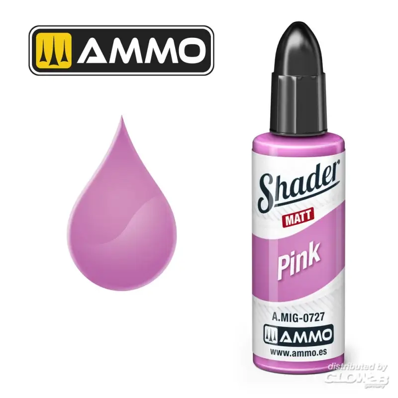 MATT SHADER Pink Acrylverf Rechtstreeks Van De Fabrikant