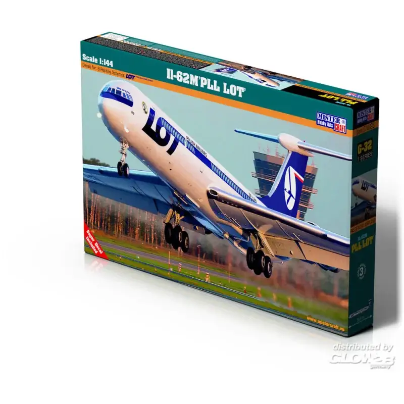 Nieuw Il-62m pll lot Schaalmodel