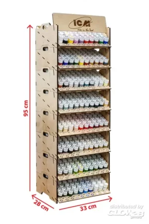 Speciale Aanbieding Plywood stand for paints Accessoire