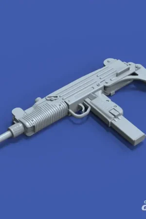 Uzi submachine gun-1 pcs. 3D printed Direct Beschikbaar