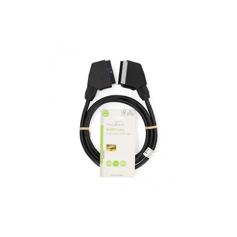 Finale Uitverkoop Male-male SCART cable - 1.5m black -