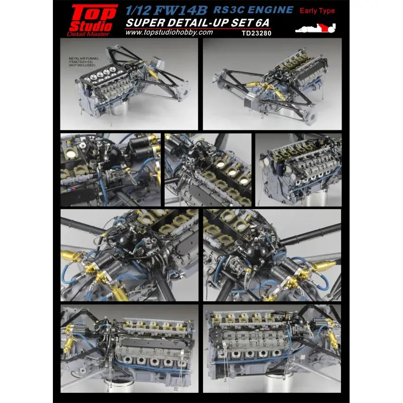 Fw14b set 6a engine rs3c early type Detail kit Weekendaanbieding