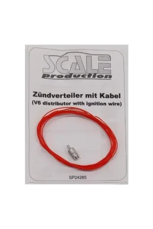 V6 distributor with ignition wire red Seizoensaanbieding