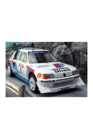 Peugeot 205 t16 evo tour de corse 1986 saby Miniatuur Gratis Retour