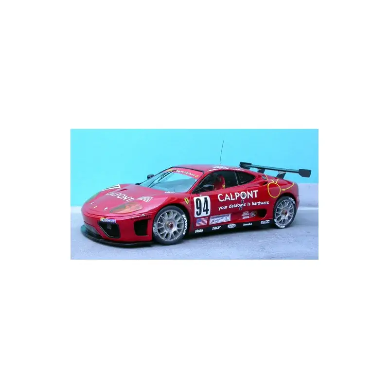 Korting Ferrari 360 lm le mans 2003 body wheels spoiler decal Miniatuur