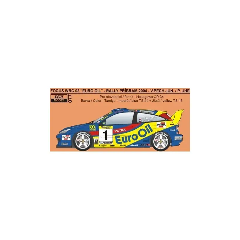Express Levering Ford focus wrc03 euro oil 2004