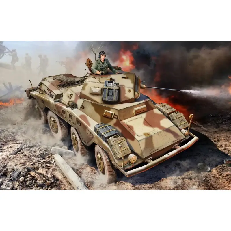 Hete Deal Sd.Kfz.234/2 Luchs Turret Schaalmodel