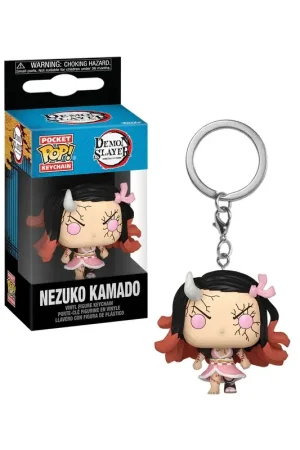 Korting DEMON SLAYER - Pocket Pop Keychains - Nezuko (Demon Form) Pop figur