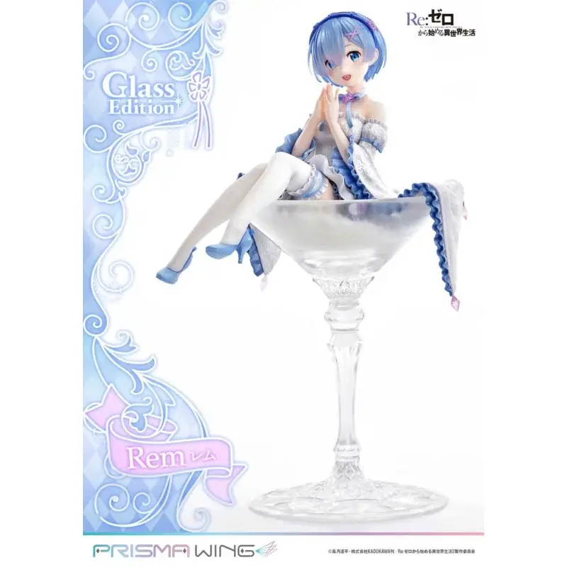 Re:Zero - Starting Life in Another World 1/7 Prisma Wing Rem Glass Edition 23 cm Beeldjes Meest Verkocht