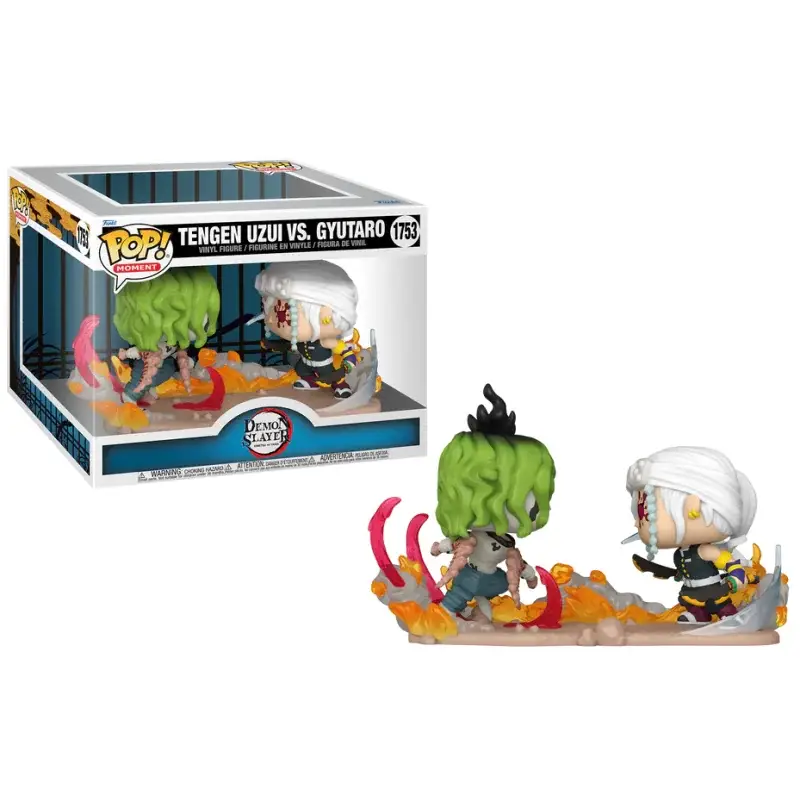 Exclusieve Aanbieding DEMON SLAYER - POP Moment N° 1753 - Tengen VS Gyutaro Pop figur