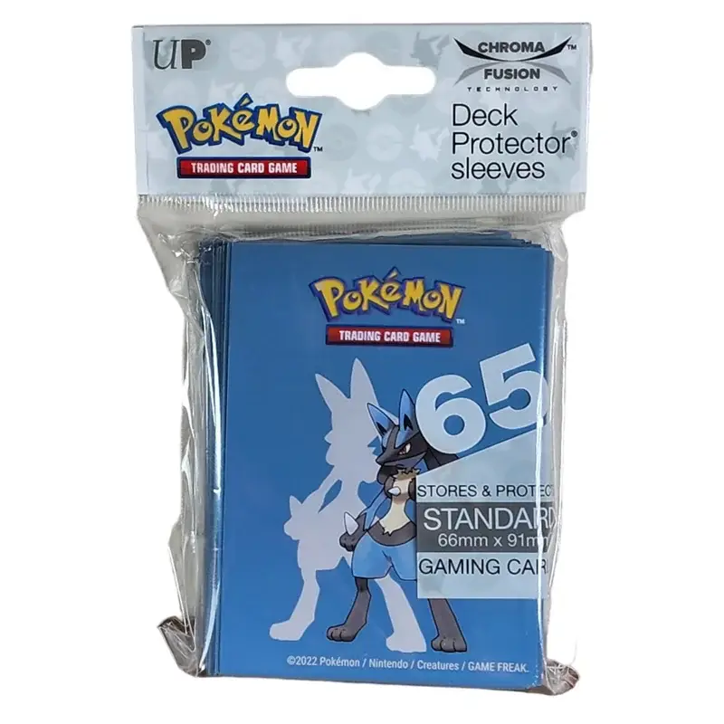 Uitverkoop Pokemon Ultrapro Lucario Deck Protector Sleeves Pack of 65pcs
