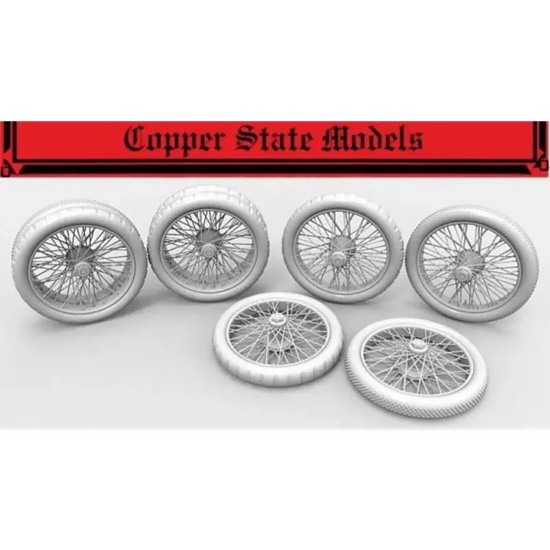 Copper State Models: 1/35; Minerva Wire wheels Populair