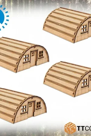 Flitsaanbieding TT Combat - Nissen Huts Figuur spellet