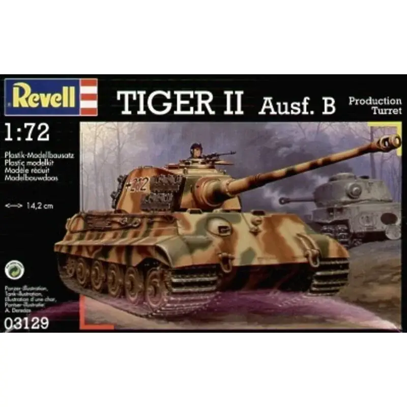 Rechtstreeks Van De Fabrikant Pz.Kpfw.VI King Tiger II with production turret Schaalmodel