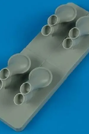 Nakajima G8N1 Renzan exhaust (toebehoren voor modelbouwsets van Hasegawa) Accessoire Snelle Levering