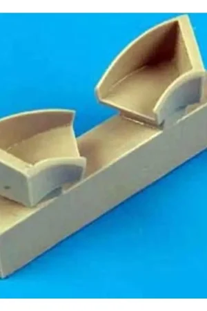 Merkproduct Republic P-47D Thunderbolt intercooler exhaust (toebehoren voor modelbouwsets van Tamiya)