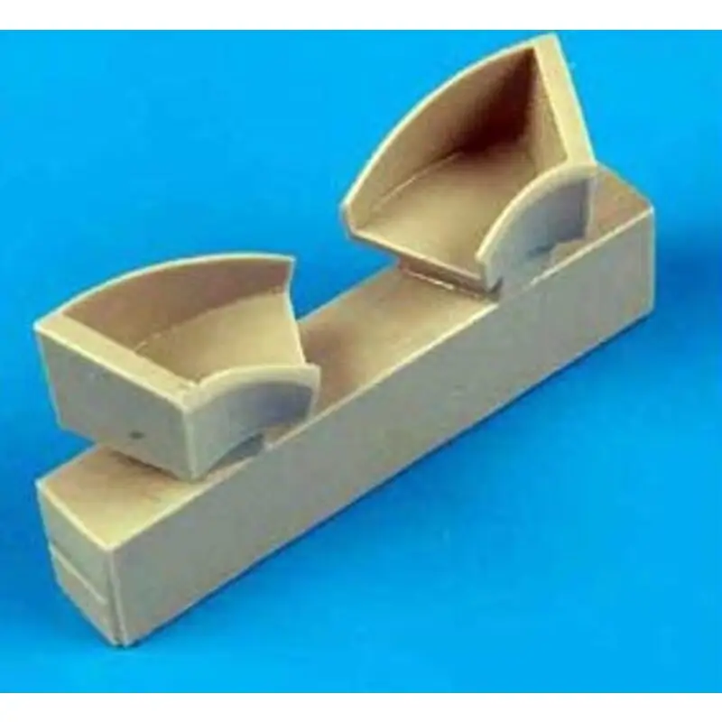 Merkproduct Republic P-47D Thunderbolt intercooler exhaust (toebehoren voor modelbouwsets van Tamiya)