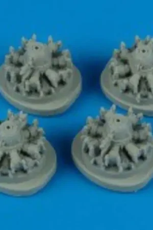 Alleen Vandaag Consolidated B-24D Liberator engines (toebehoren voor modelbouwsets van Hasegawa)