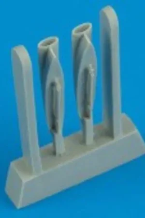 Vought F-8 Crusader air scoops (toebehoren voor modelbouwsets van Academy) Accessoire Seizoensaanbieding