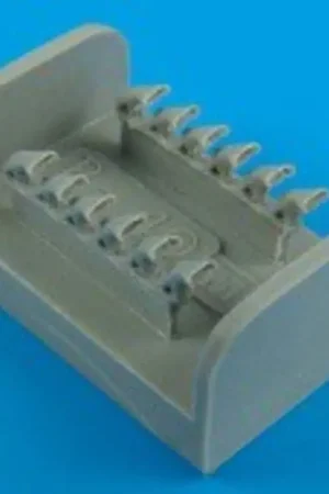 Curtiss P-40M/N exhaust (toebehoren voor modelbouwsets van Academy) Accessoire Op = Op