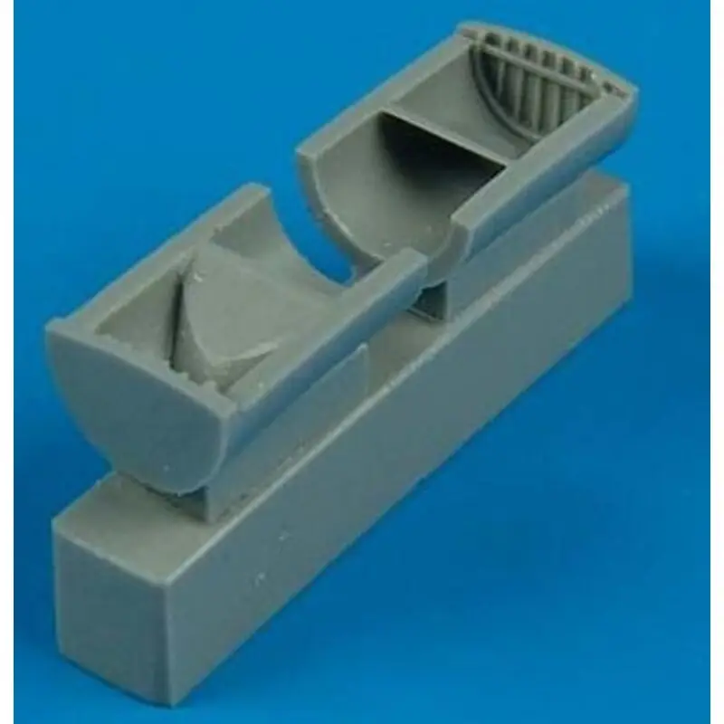 Op = Op Republic P-47D Thunderbolt oil cooler exhaust (toebehoren voor modelbouwsets van Tamiya)