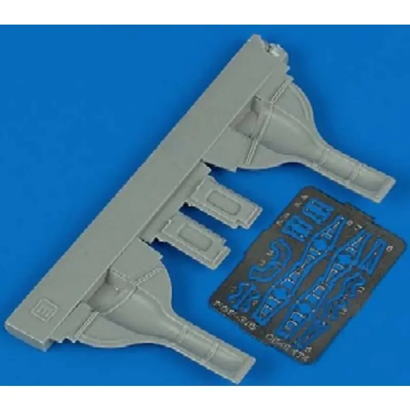 Must-Have Grumman F6F-3 Hellcat undercarriage covers (toebehoren voor modelbouwsets van Eduard)