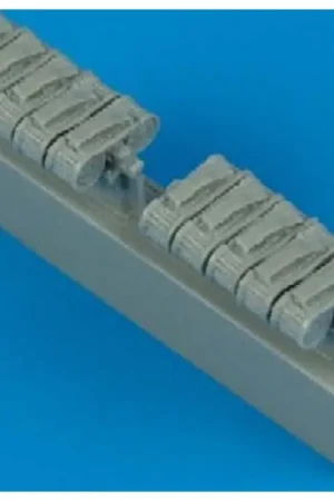 Premium Messerschmitt Bf 110C/D machine gun drum magazines (designed to be used Eduard)