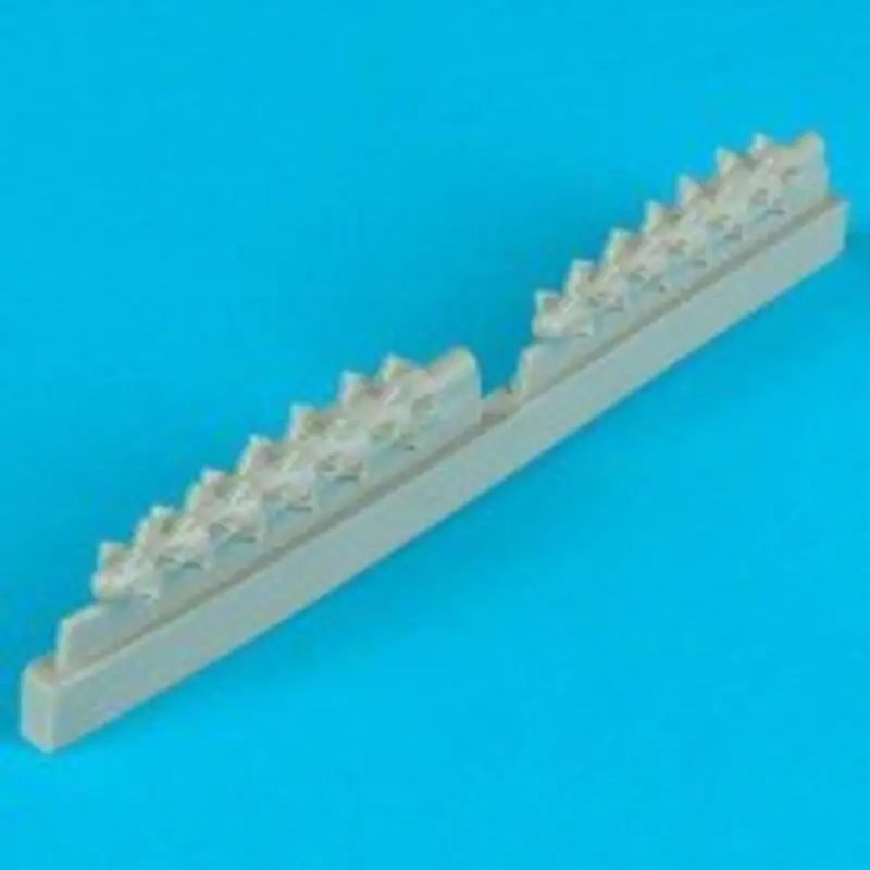 Bristol Beaufighter Porcupine exhausts II (toebehoren voor modelbouwsets van Tamiya) (Please note that Quickboost incorrectly ad Bestseller
