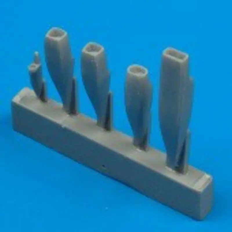 Sukhoi Su-22 air cooling scoops (toebehoren voor modelbouwsets van KP/Kopro) Accessoire Koopje