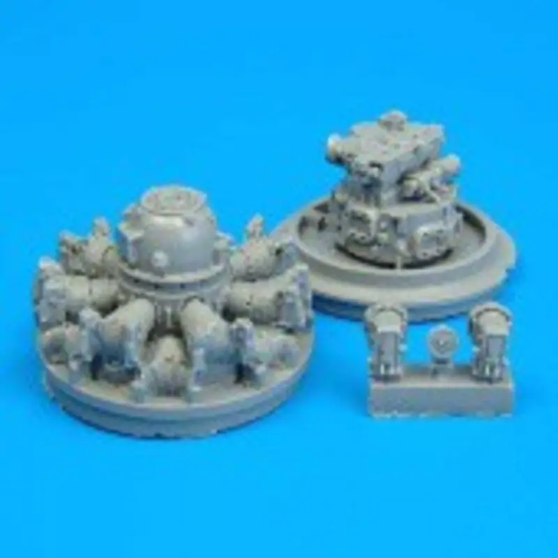 Grumman F4F-4 Wildcat engine (toebehoren voor modelbouwsets van Tamiya) Motor Snelle Levering