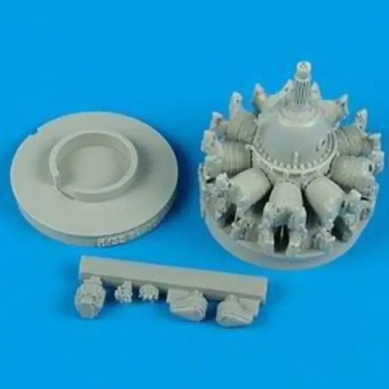 Republic P-47D Thunderbolt engine (toebehoren voor modelbouwsets van Hasegawa) Motor Speciale Aanbieding