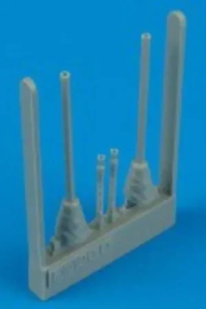 Betrouwbaar Focke Wulf Fw 190D gun barrels (toebehoren voor modelbouwsets van Hasegawa)