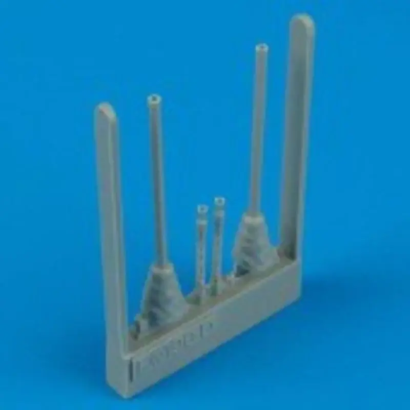 Betrouwbaar Focke Wulf Fw 190D gun barrels (toebehoren voor modelbouwsets van Hasegawa)
