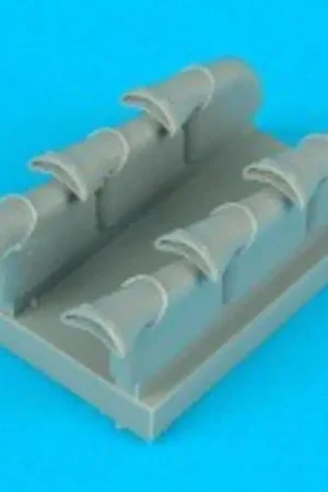 Supermarine Spitfire Mk.V exhaust (toebehoren voor modelbouwsets van Hasegawa) Accessoire Nu Kopen