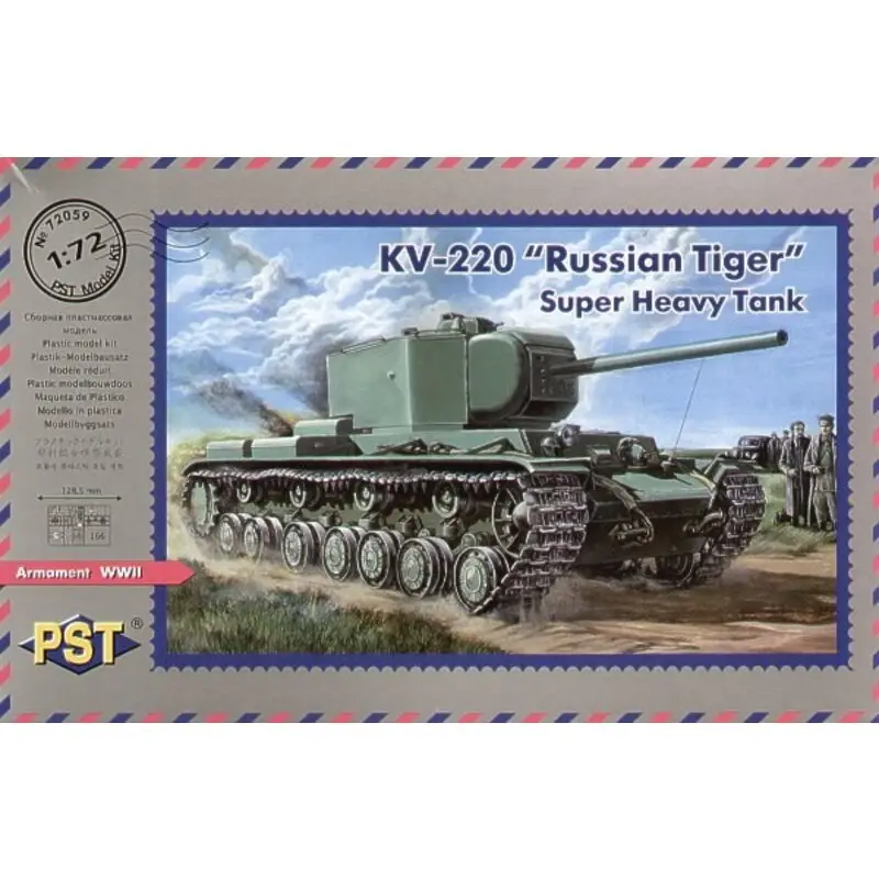 Meest Verkocht KV-220 Russian Tiger Heavy Tank Schaalmodel