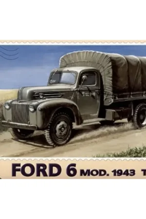 Rechtstreeks Van De Fabrikant Ford 6 mod.1943 cargo Truck Schaalmodel