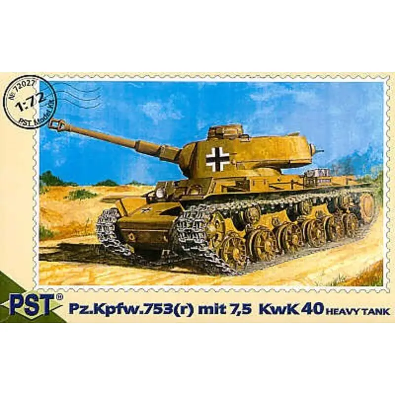 Pz.Kpfw.753 with 75 KwK L/40 Schaalmodel Seizoensaanbieding