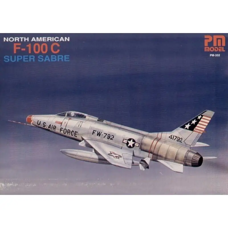 Goedkoop North American F-100C Super Sabre Schaalmodel