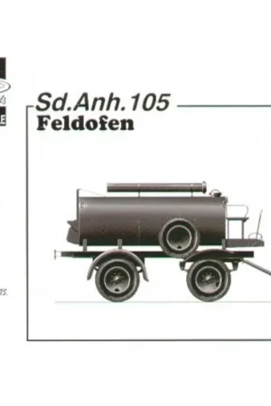 Sd.Anh.105 Feldofen Schaalmodel Rechtstreeks Van De Fabrikant