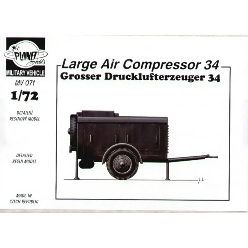 Grosser Drucklufterzeuger 34. it may sound impressive but it′s only a large air compressor ideal for dioramas Tijdelijk Beschikbaar