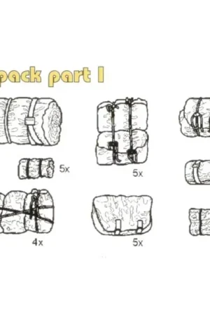 Flitsaanbieding Tentpack part I set contains detailed Tentpack x 37 pcs.