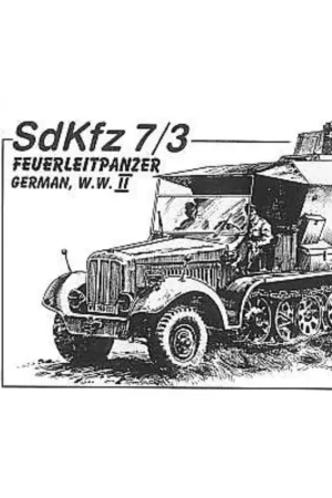 Sd.Kfz.7/3 Feuerleitpanzer Schaalmodel Alleen Vandaag