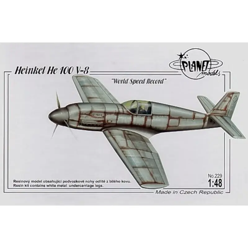 Heinkel He 100V-8 World Speed Record Schaalmodel Beperkte Voorraad